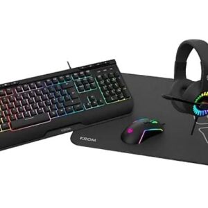 PACK GAMING KROM KENYA TECLADO+RATON+ALFOMB+AURI DCA0425