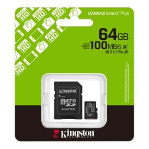 MICRO SD KINGSTON CANVAS SELECT PLUS 64 GB CLASS10 DCA0226