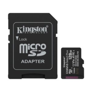 MICRO SD 128 GB KINGSTON CANVAS SELECT PLUS 150 MB/S DCA0226