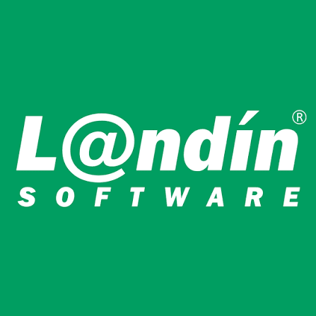 Logotipo de LANDIN, software PMS y TPV